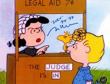 Melanie Kohn as Lucy van Pelt Autographed 8x10 Peanuts Photo with Sally &