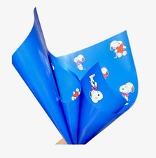 Premium Floral Wrapping Paper Blue -20 Sheets-22x22" Luxury Bouquet Wrap