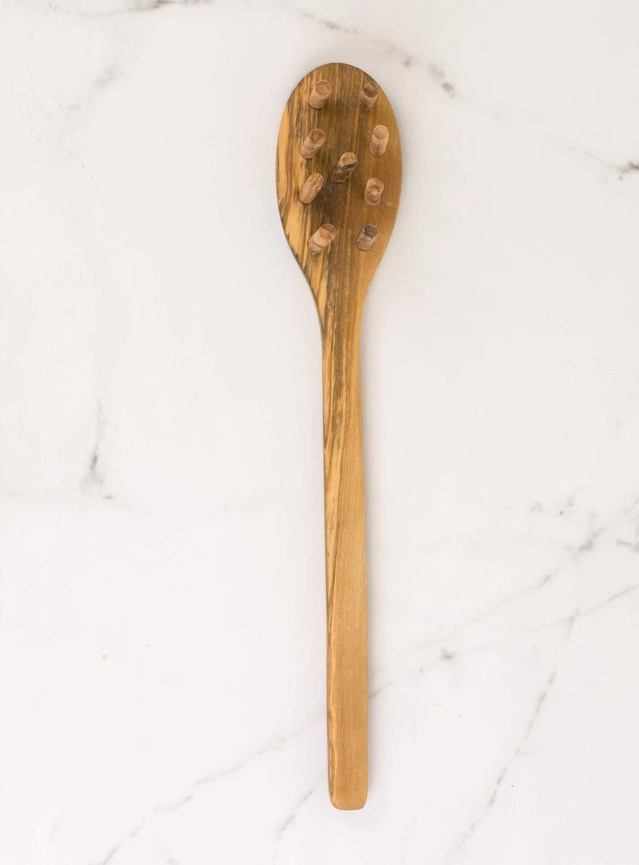 Eddington 50016 Italian Olive Wood Pasta Server, Handcrafted in Europe, Brown... - Image 3 of 4