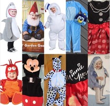 Lot Halloween Costumes MICKEY MOUSE Disney MINNIE Crab Dalmatian SHARK Resale