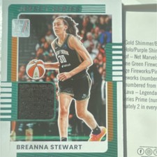 Panini 2025 Donruss WNBA Jersey Series Breanna Stewart Liberty Basketball #74