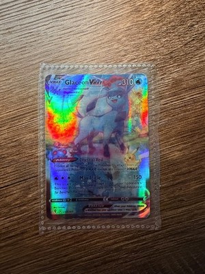 Glaceon VMAX (Alternate Art Secret) 209/203 Swsh07: Evolving Skies Holo