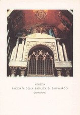 26-13E) POSTCARD VENICE TOURIST OFFICE CA' GIUSTINIAN FACADE BASILICA MARCO