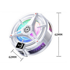 Phone Cooler with Magnetic Mount RGB Light and 3 Cooling Speeds for Gamers