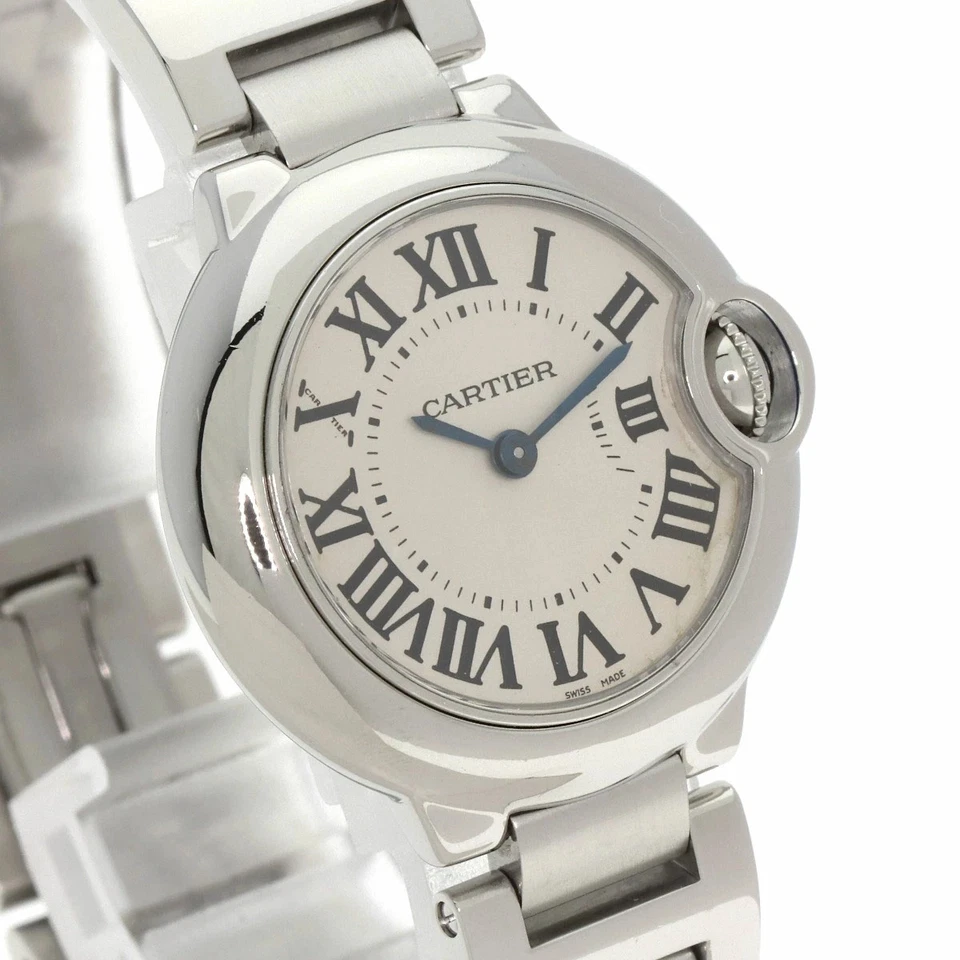 CARTIER Ballon Bleu SM W69010Z4 Stainless Steel Quartz Silver Ladies Wristwatch - Image 2 of 4