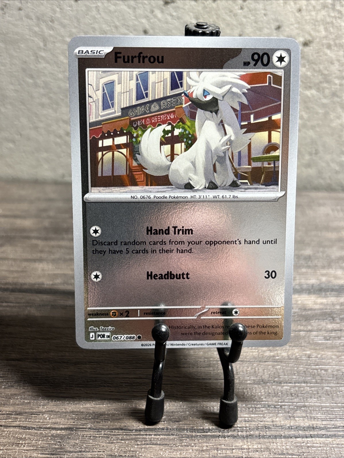 Furfrou 067/088 Me03: Perfect Order Reverse Holo Common-Fast Shipping-NM!!