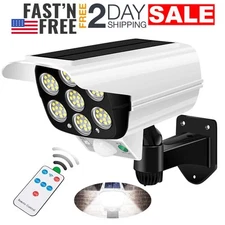 Lámpara Solar 77 LED Luz Para Exterior Con Sensor De Movimiento y Control Remoto