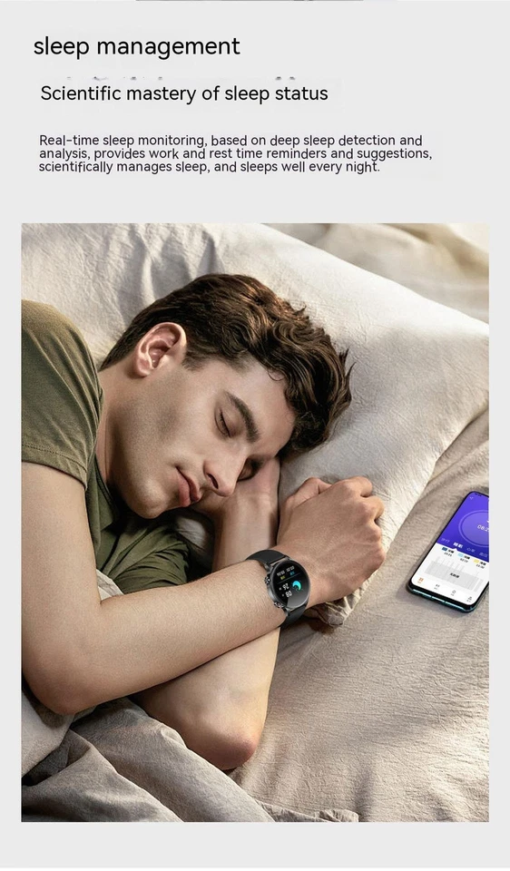 Smart Watch Wristwatch BLUETOOTH CALL ANDROİD Blood Pressure Heart Rate Monitor - Image 2 of 4