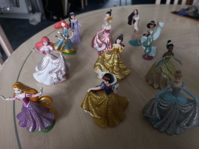 Disney Prinzessin Figuren x 12 Aschenputtel, Schneewittchen, Arielle, Tiana, Rapunzel usw.