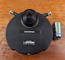 Olympus microscope phase contrast dial and phase contrast objective lens