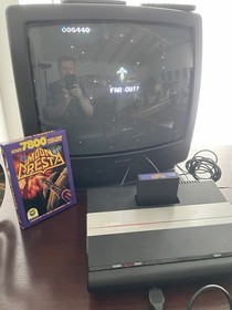 Moon Cresta Atari 7800 Video Game Complete In Box CIB Out Of Print OOP