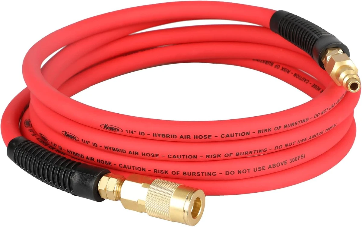 TUBO ARIA COMPRESSA FLESSIBILE PER COMPRESSORE 8 METRI RACCORDO SPIRALE M - Foto 8