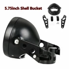 5-3/4" 5.75inch Motorcycle LED Headlight Mount Housing Bucket Bracket For Bike