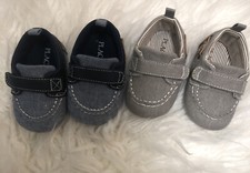 Two Pair Baby Boy Shoes Size 3-6 months By Childrens Place