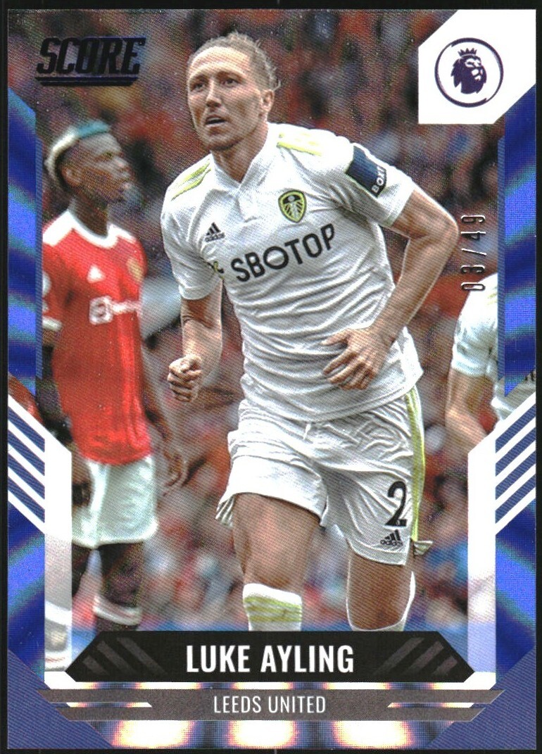 Carte Luke Ayling /25 - Panini Prizm Premier League 2021-22 - Leeds United - Rookie