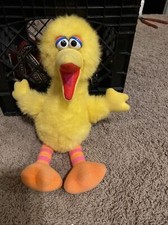 Vintage Big Bird Plush 13" Playskool Sesame Street 1986 70205 FF