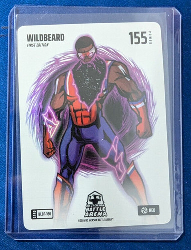Bo Jackson Battle Arena WILDBEARD Blizzard Hex battlefoil BLBF-166