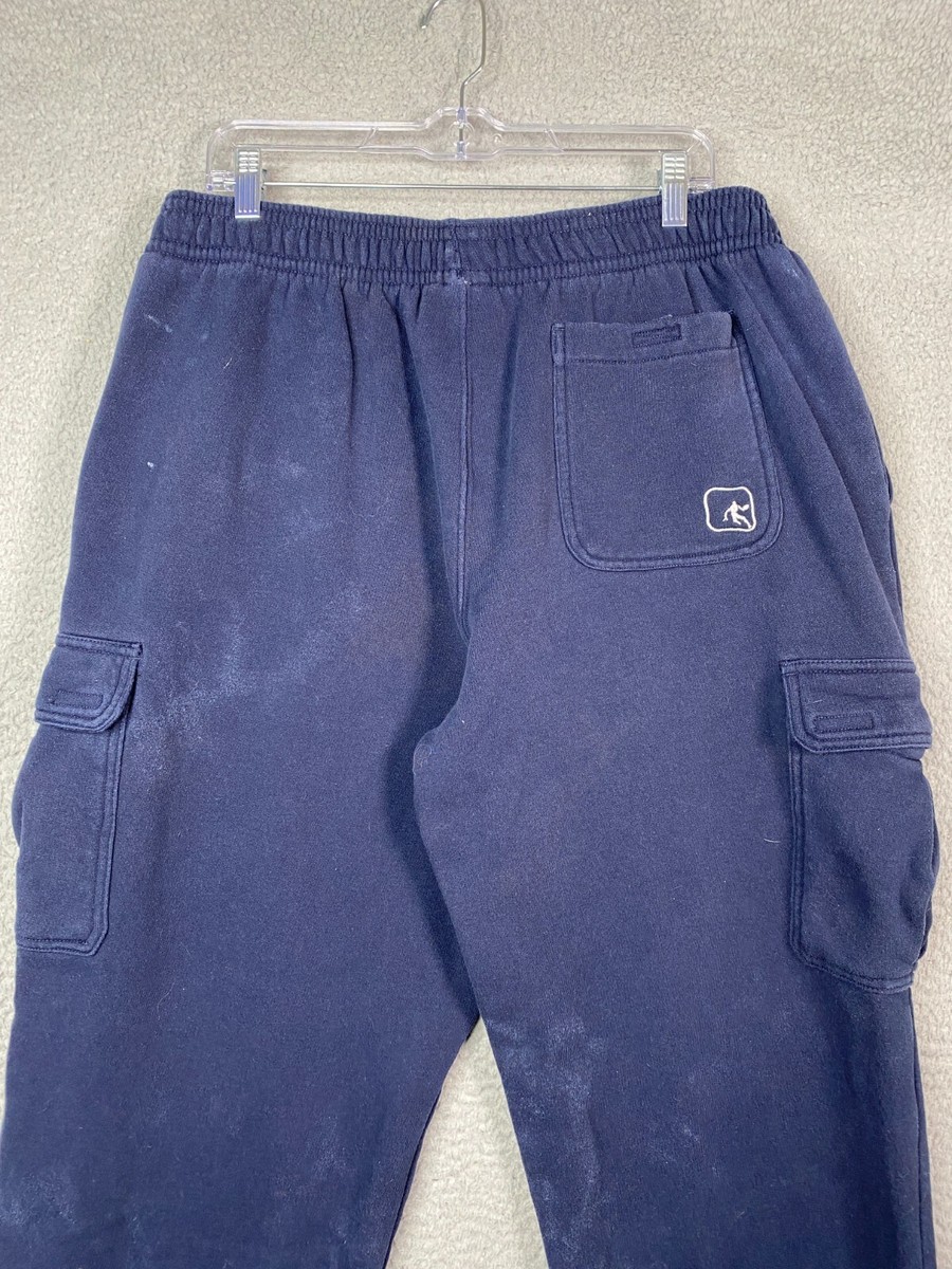 Vintage And1 Cargo Sweatpants Mens XL Blue Fleece Activewear Basketball Y2K eBay