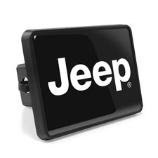 Jeep Uv Graphic Black Metal Plate On Abs Plastic 2 Inch Tow Hitch Cover