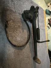 06-07 KAWASAKI NINJA ZX10R OEM SIDE KICK STAND LEG SPRING BRACKET SWITCH SENSOR