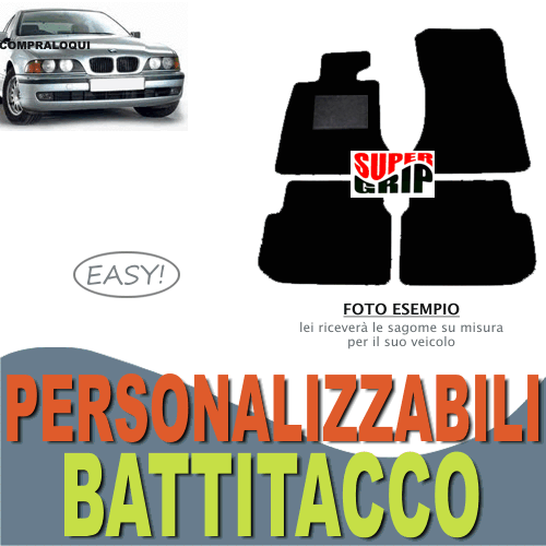 Tappetini in Moquette! E39 Tappeti AUTO su Misura