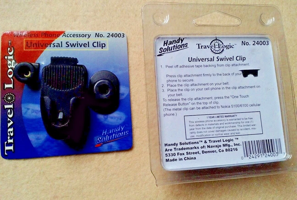 Universal Black Swivel Belt Clip Travel Logic Cell Phone GPS Baby Monitor  New  - Image 2 of 3