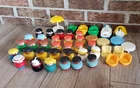 LOT OF 44 VINTAGE CHUNKY LITTLE PEOPLE / VEHICLES / FISHER PRICE