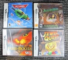 Nintendo DS Bundle Lot - Planes, Puss N Boots, Jewel Quest, Millionheir