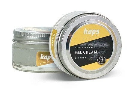 Kaps Gel Cream. Quality gel shoe cream for delicate leather transparent neutral