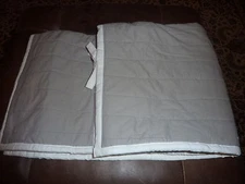 RESTORATION HARDWARE BABY & CHILD GREY CHANNEL REV STANDARD PILLOW SHAM NEW