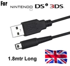 Nintendo DSi & DSi XL 3DS & 3DS XL USB Power Charging Charger Data Cable 1.8 Mtr
