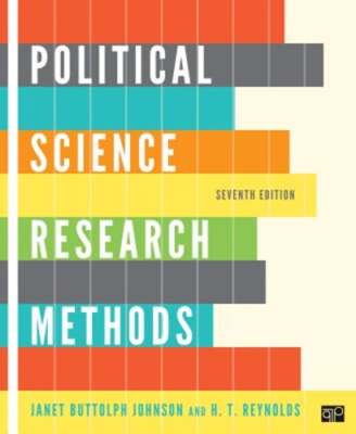 Lbj Method Political Science Research Methods by Janet B Johnson: Used ...