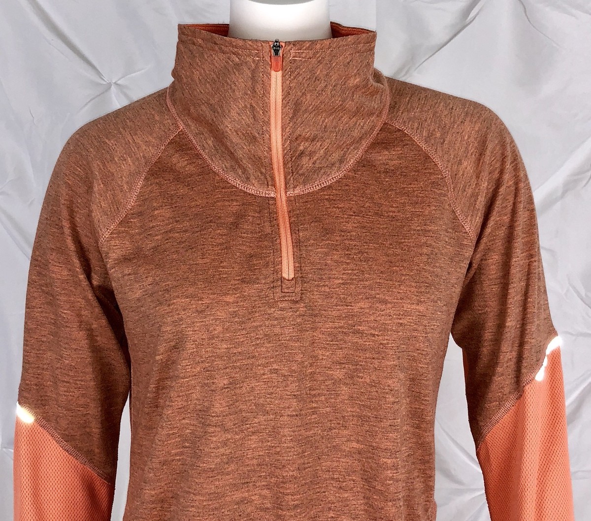 Lucy Tech Women's Athletic Sweater Size S/P Orange Thumb
