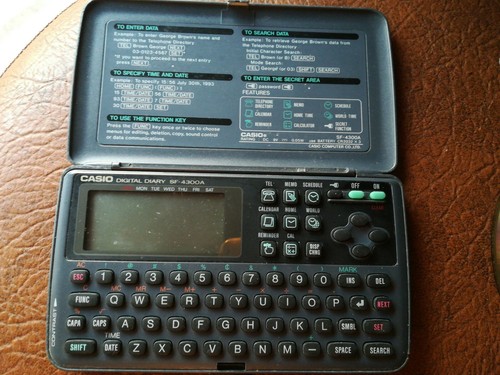 Casio Sf-4300a Calcolatrice Diario Digitale Vintage | eBay