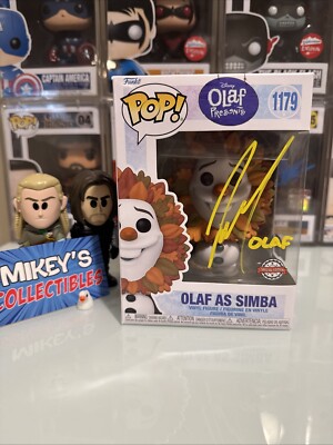Gad Simba JOSH GAD SIGNED OLAF AS SIMBA Special Edition 1179 | eBay