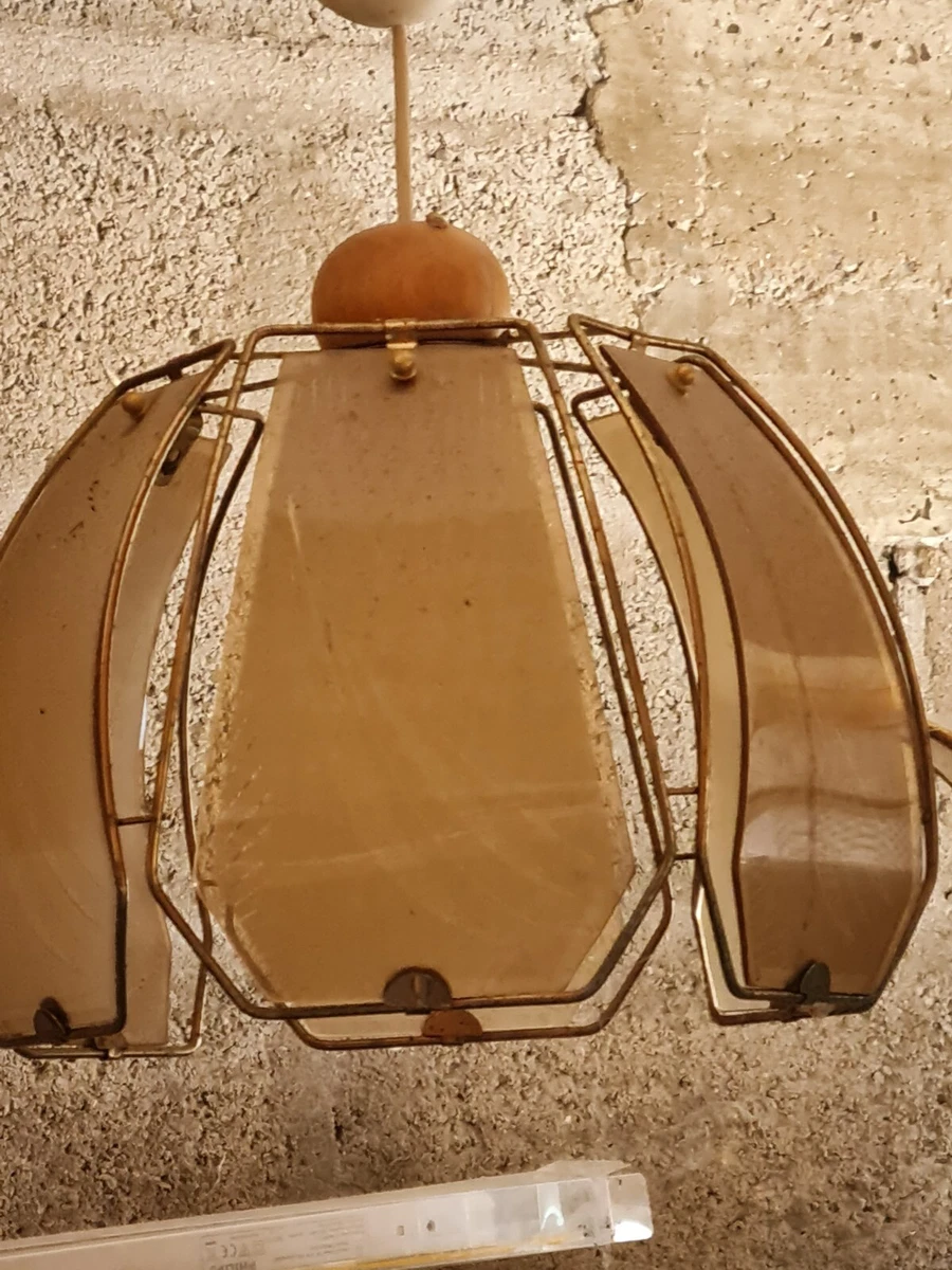 Lampe vintage à poser. - Lampes