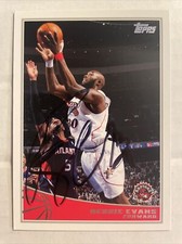 2009 Topps Reggie Evans Autographed Card Toronto Raptors #235 CB806