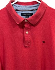 Tommy Hilfiger Casual Shirt XL Red Gently Worn 100 Cotton