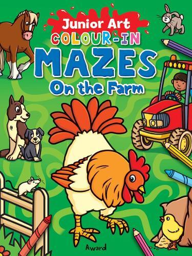 Thumbnail - Angela Hewitt Junior Art Colour In Mazes: On The Farm (taschenbuch)