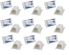 Dynarex 3161 Krinkle Sterile Gauze Roll, 4.5" x 4.1 Yard, 6-ply, Pack of 10