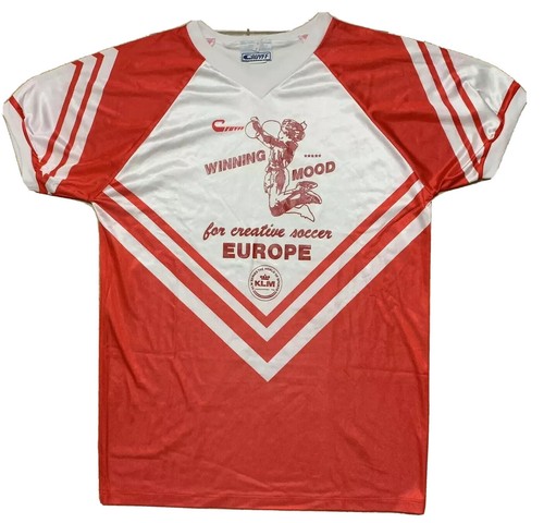 Vintage 80s Johan Cruyff Sports Soccer Jersey European Size Xl 7 Winning Mood Ebay