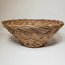 Vintage Large Handmade Pine Needle Basket