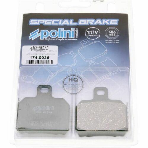 Paire Plaquette de Frein Original Arrière POLINI Aprilia RSV4 RF 1000 2016>2016 - Photo 2/3