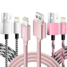 3X Charging Cable Fast Charger for iPhone 8 SE XS 11 12 13 14 Pro Max Data Cord