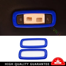 For BMW 5 Series G38 2018-24 Bright Blue Car Rear Reading Light Frame Cover Trim