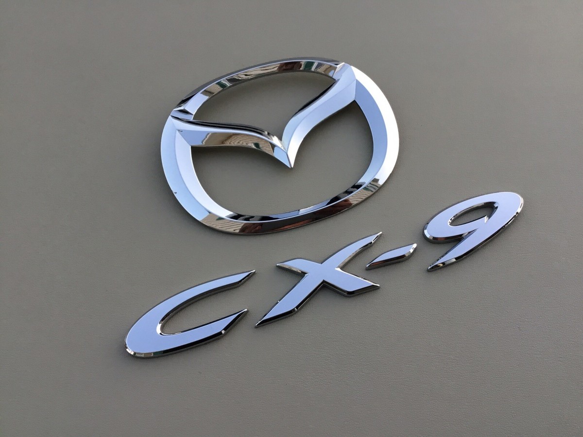 2007-2012 Mazda CX-9 Tailgate Emblem Rear Logo Letter Number Set