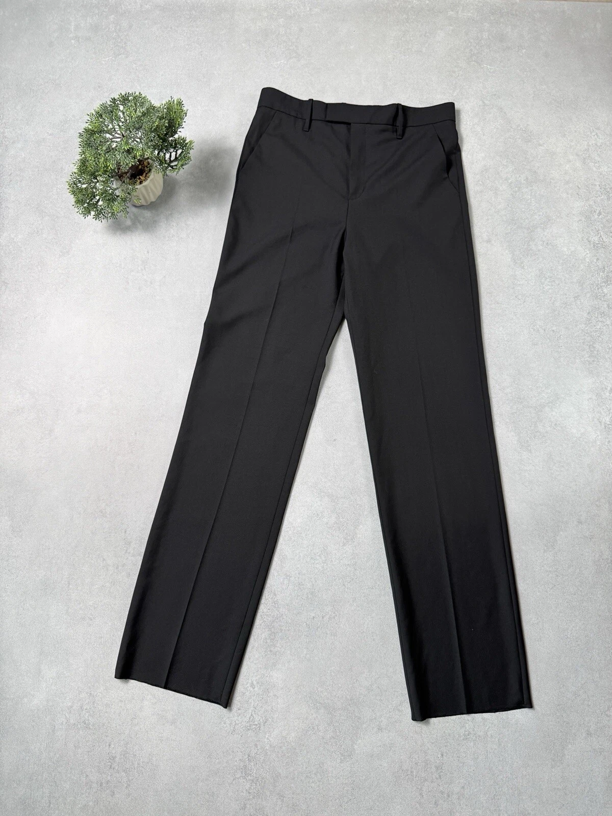 Pantalone donna Gucci nero taglia 40 lana Made in Italy