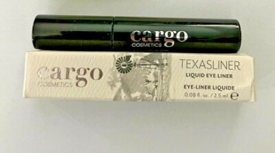 CARGO COSMETICS TEXASLINER LIQUID EYE LINER 0.08oz TL-ELN-01 BLACK NIB