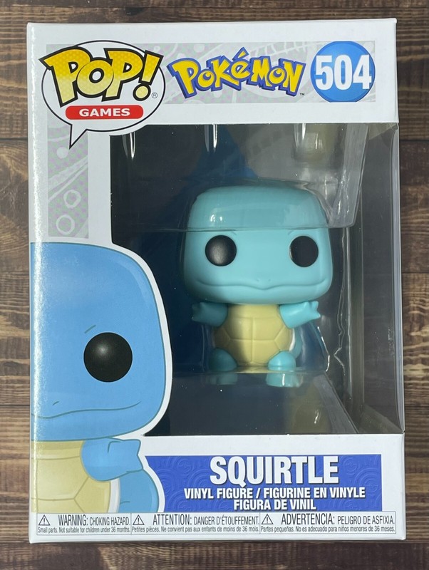 Funko POP! - Pokemon: Squirtle #504 - NIB w/ Protective Case