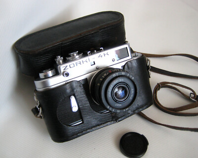 ZORKI-4K KMZ Industar 50 lens! SOVIET LEICA rangefinder camera! Servised - VIDEO